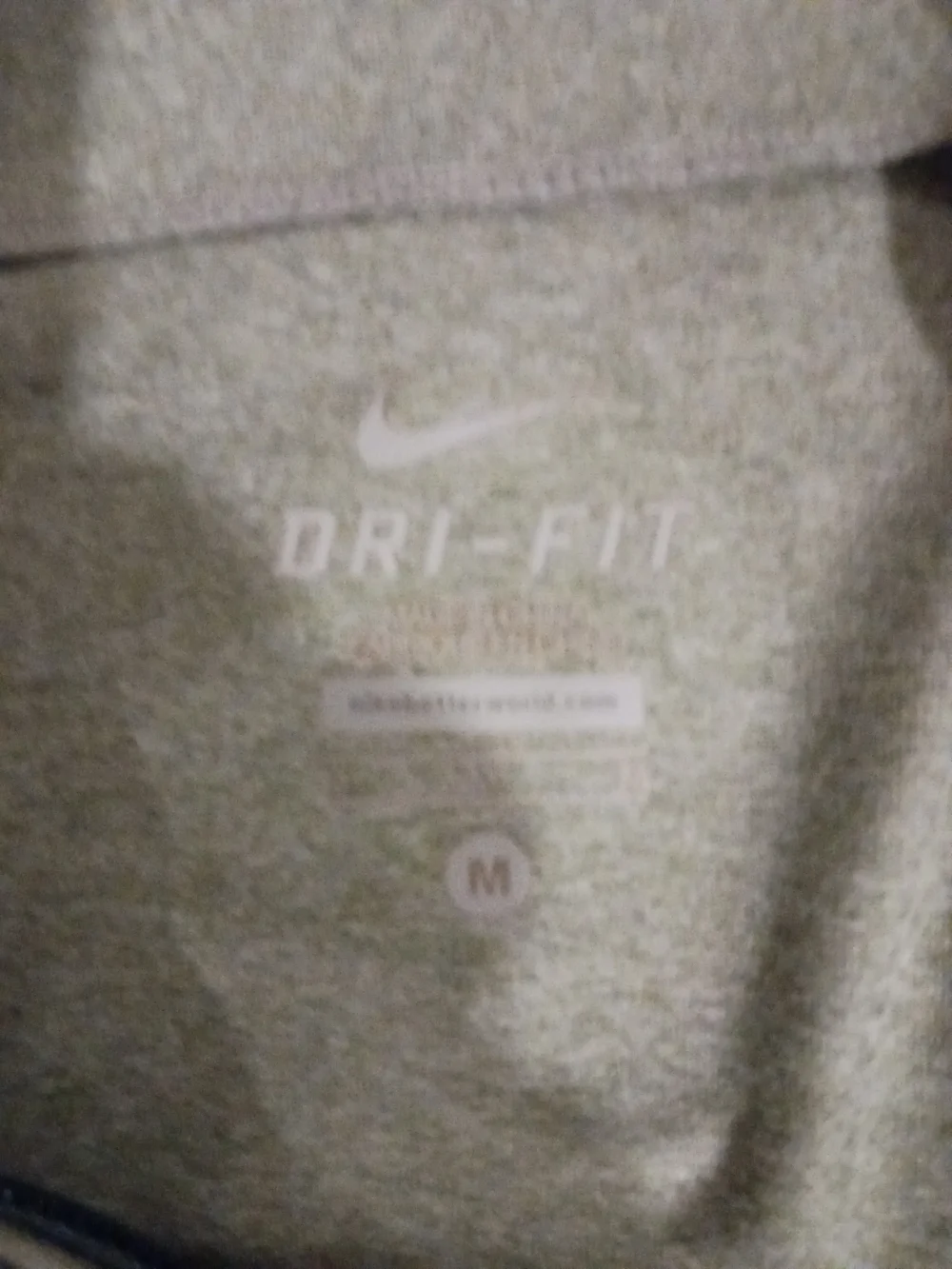 Nike Olive Green Quarter-Zip Pullover